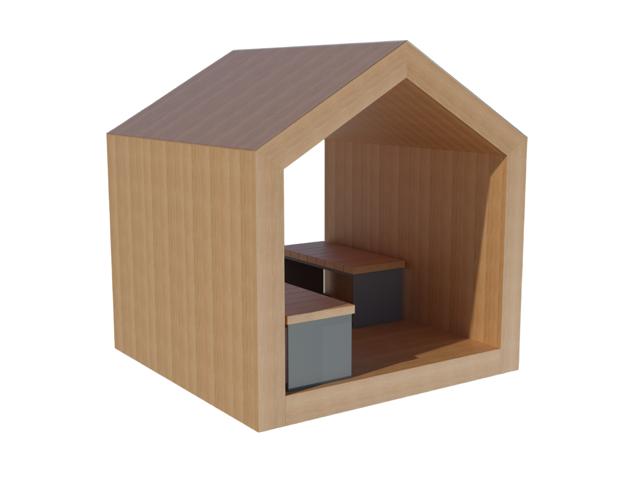 Playhouse with benches N 043